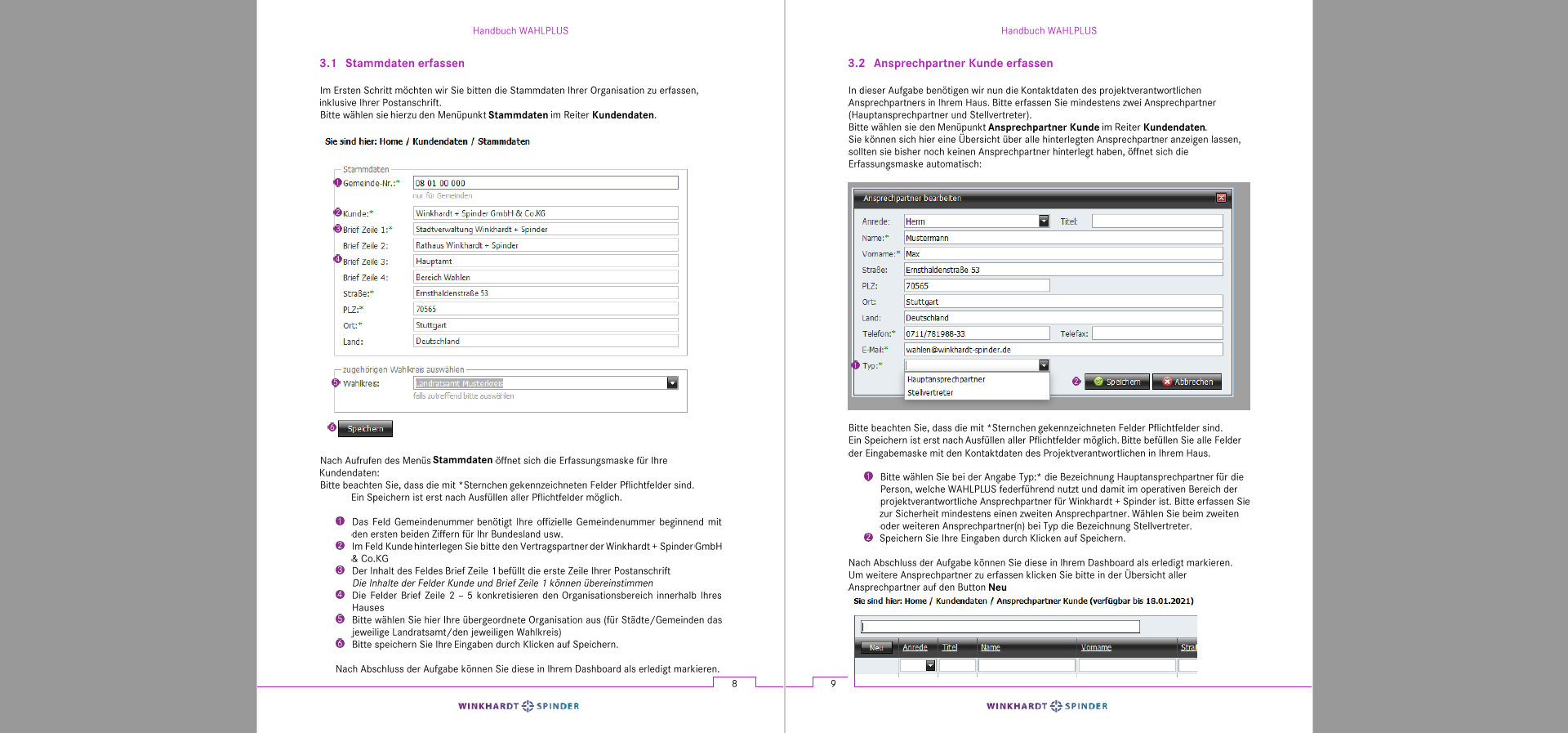 Umfangreiches Handbuch mit Schritt-für-Schritt Anleitung inklusive